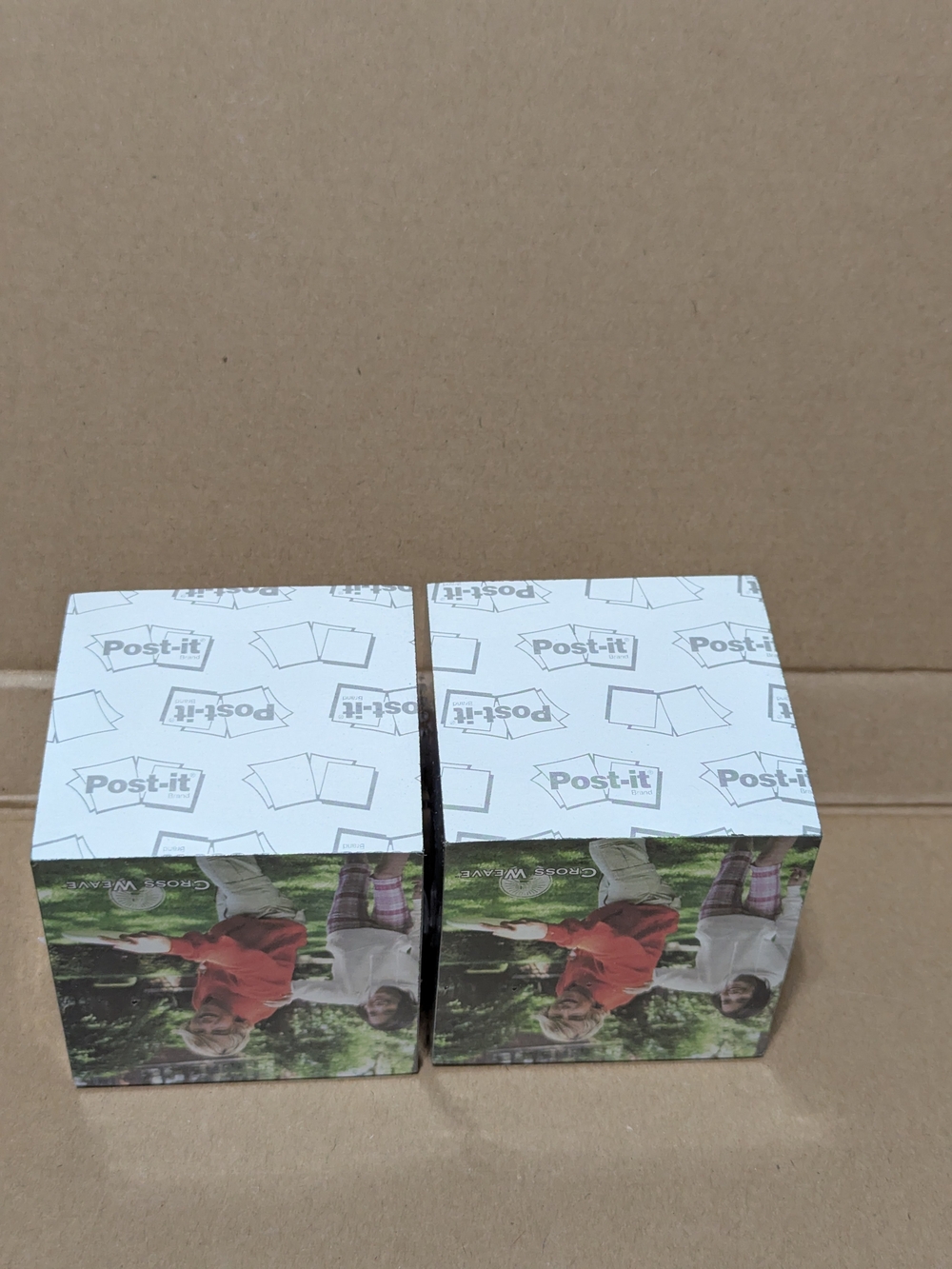 Post-it Sticky Note Cube, White - 2 Pack